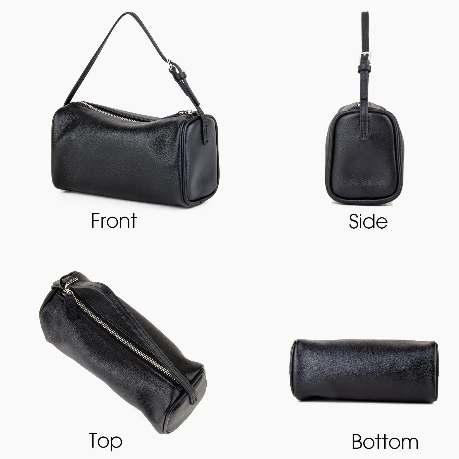 DONNAIN Wysokiej jakości torebki crossbody ze skóry licowej dla kobiet, torby hobo dla kobiet, crossbody z regulowanym paskiem