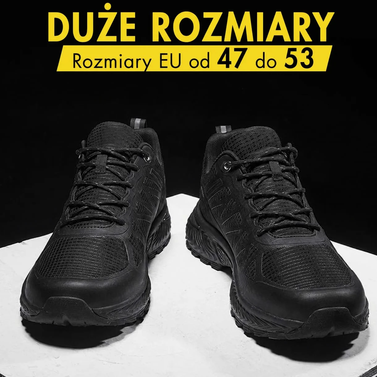 Hawkwell Męskie Buty do Biegania w Terenie Trailowe Outdoorowe Duże Rozmiary 47-53