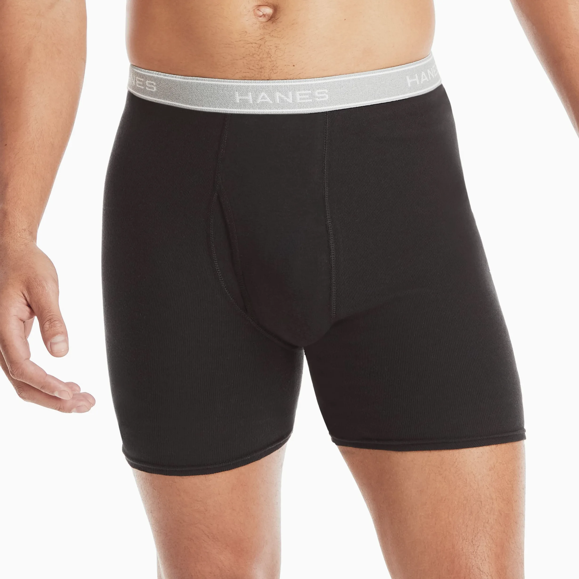 Hanes Bokserki męskie (7 sztuk), 7 sztuk - czarny/szary wybór, XL