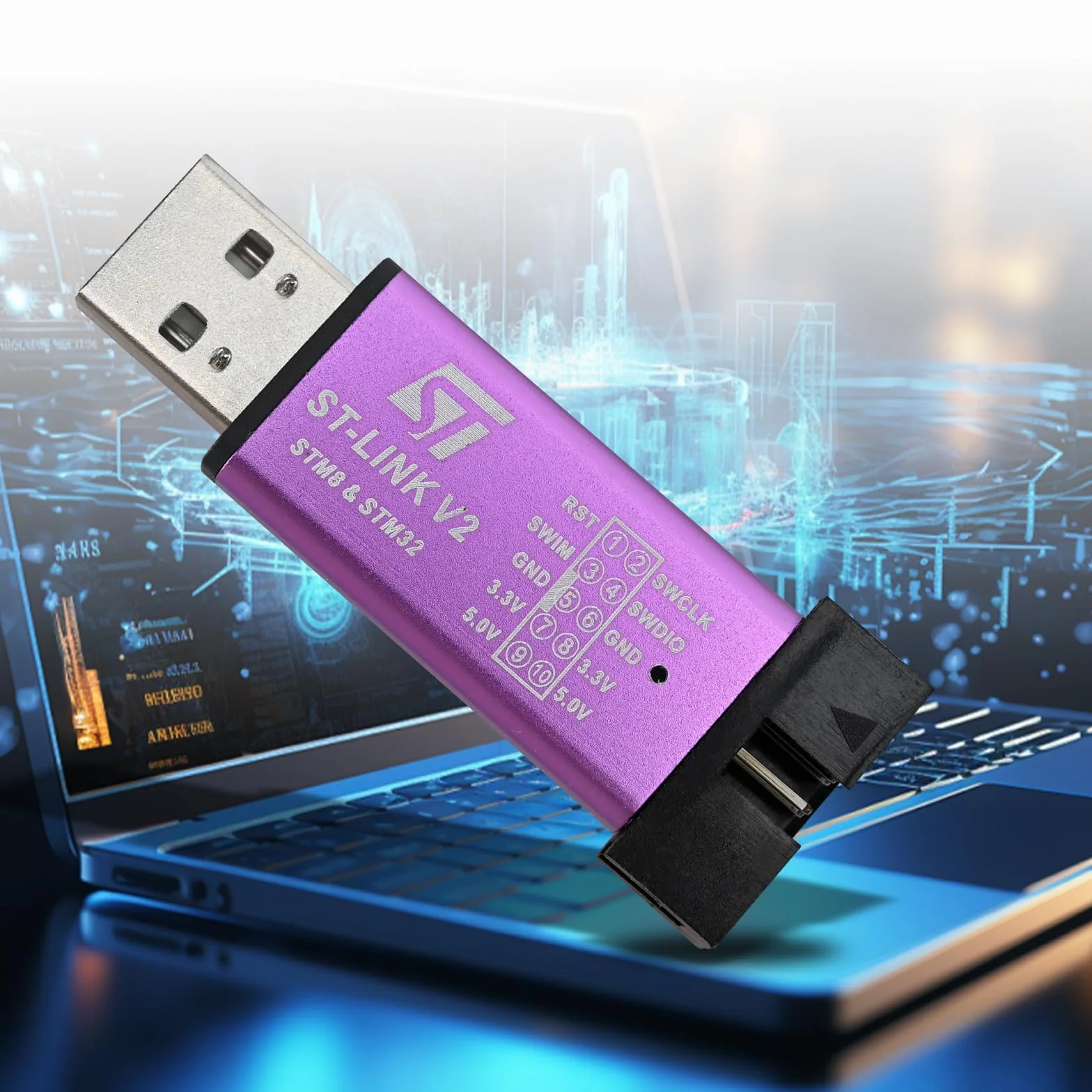 F103C8T6 ST-Link V2 emulator do pobrania programator z przewodami