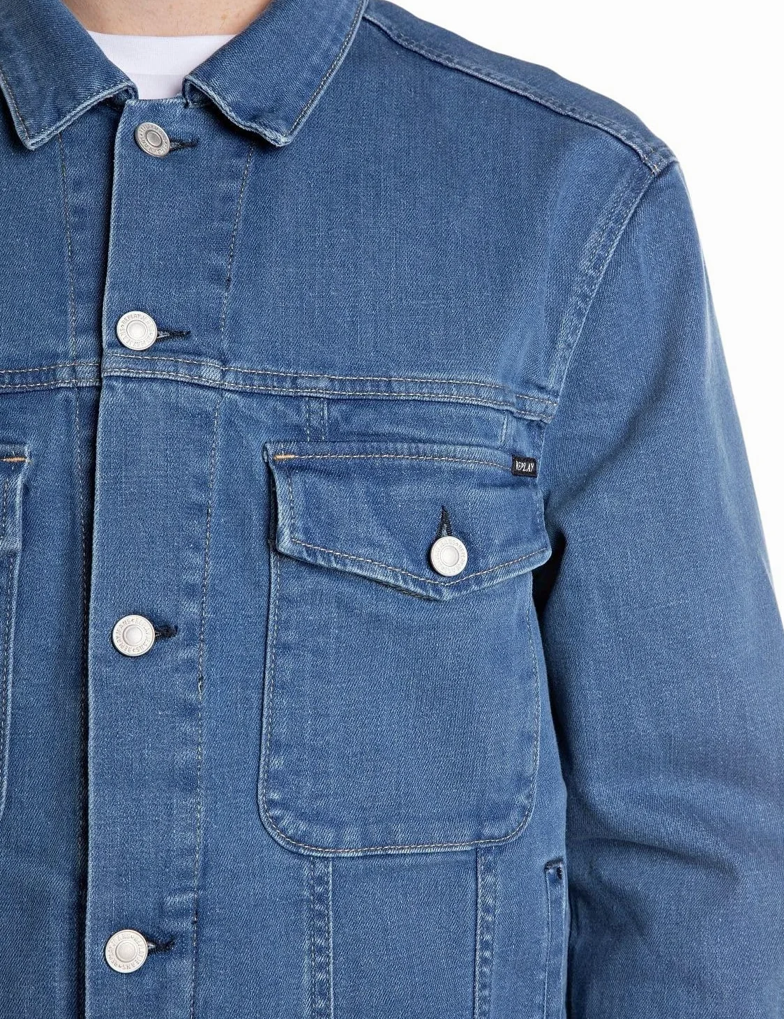 Replay kurtka jeansowa Mężczyźni Mv868