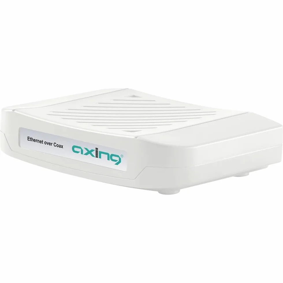 Axing EOC 1-32 Ethernet Over Coax Modem Adapter sieciowy przez kabel koncentryczny 1800 Mbps 5-204 MHz