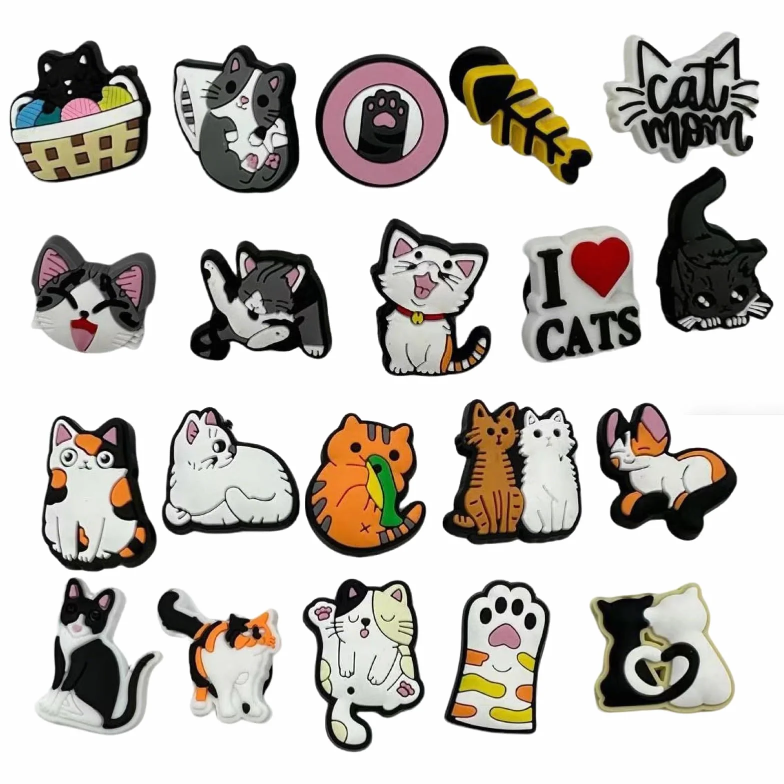 37pcs Buty Charm Pins Ozdoby Do Buty Croc Charm Akcesoria Diy