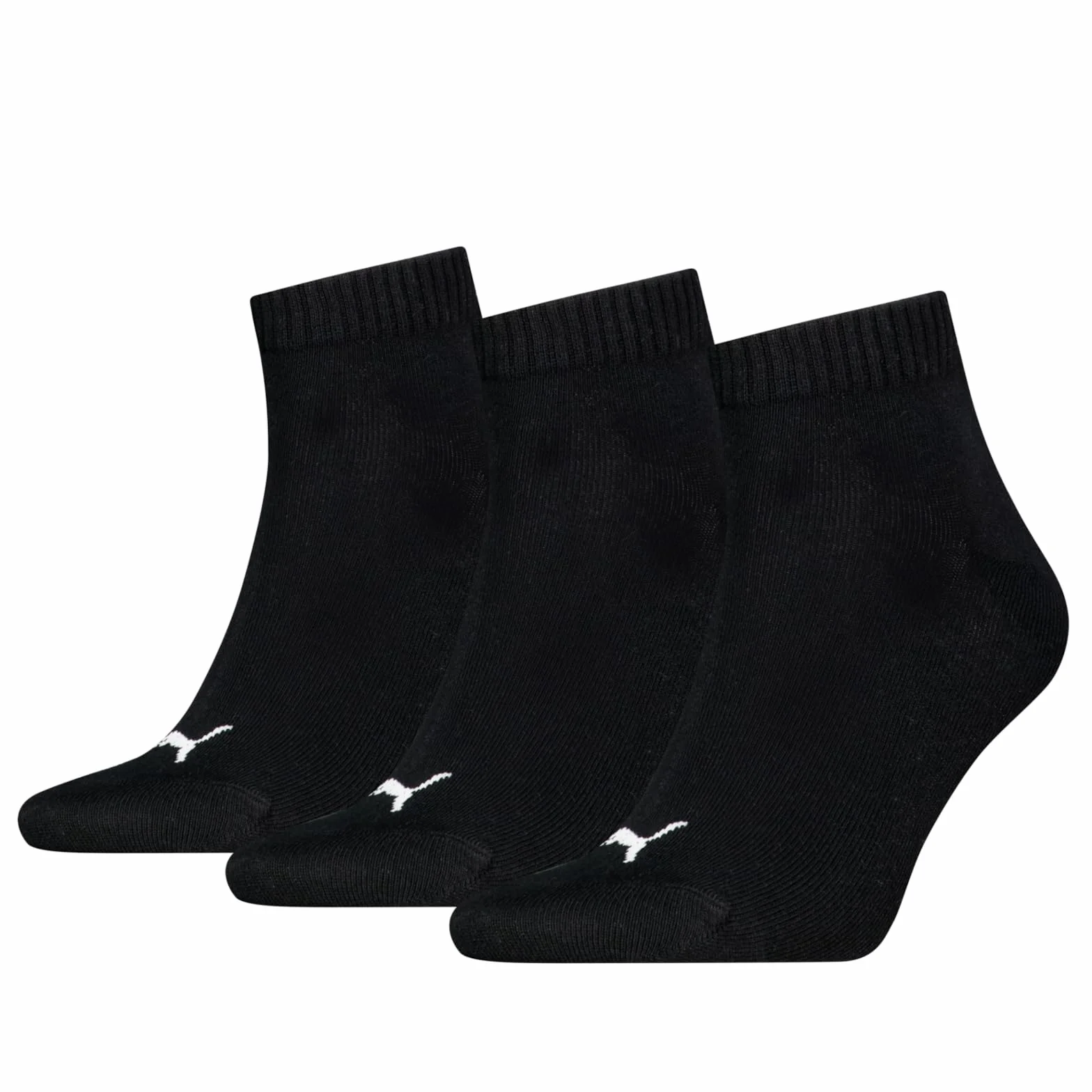 PUMA Skarpety Uniseks Plain Recycled Cotton Quarter 3 w zestawie