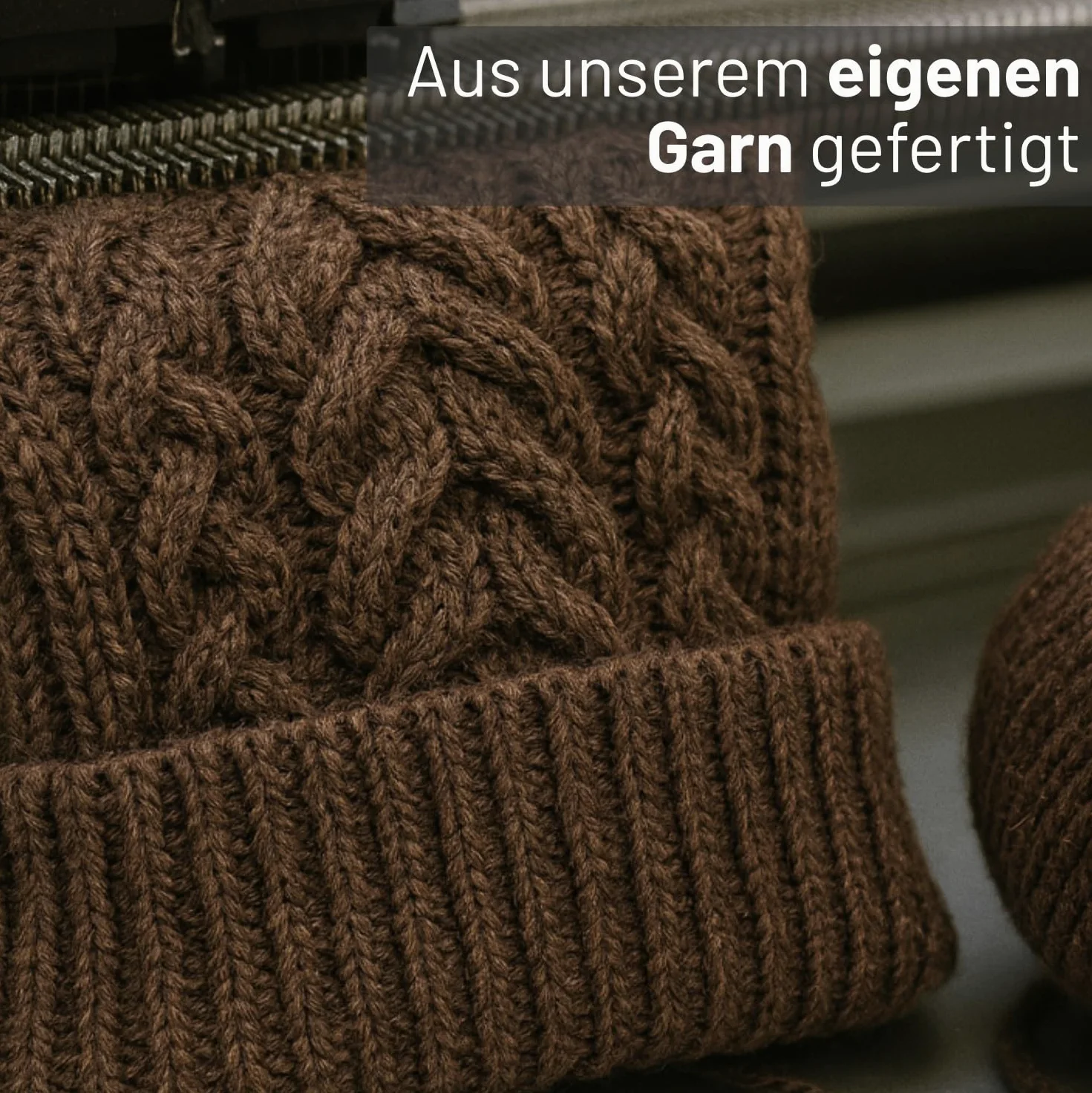 Miękka damska i męska czapka z alpaki ze 100% wełny alpaki w 8 kolorach - wysokiej jakości zimowa czapka dzianinowa/czapka wełniana Beanie firmy HansaFarm, Braun - NFA06, jeden rozmiar