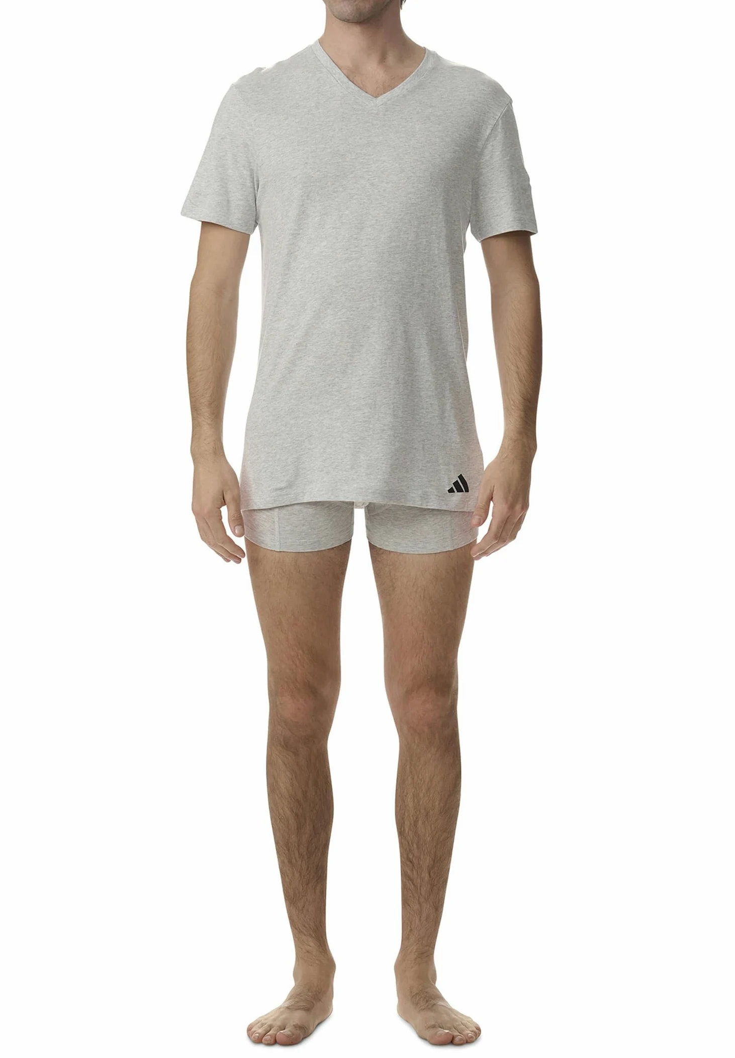 adidas Podkoszulek Mężczyźni Adidas Herren Unterwäsche V Neck Shirt (3pk) - Active Core Cotton