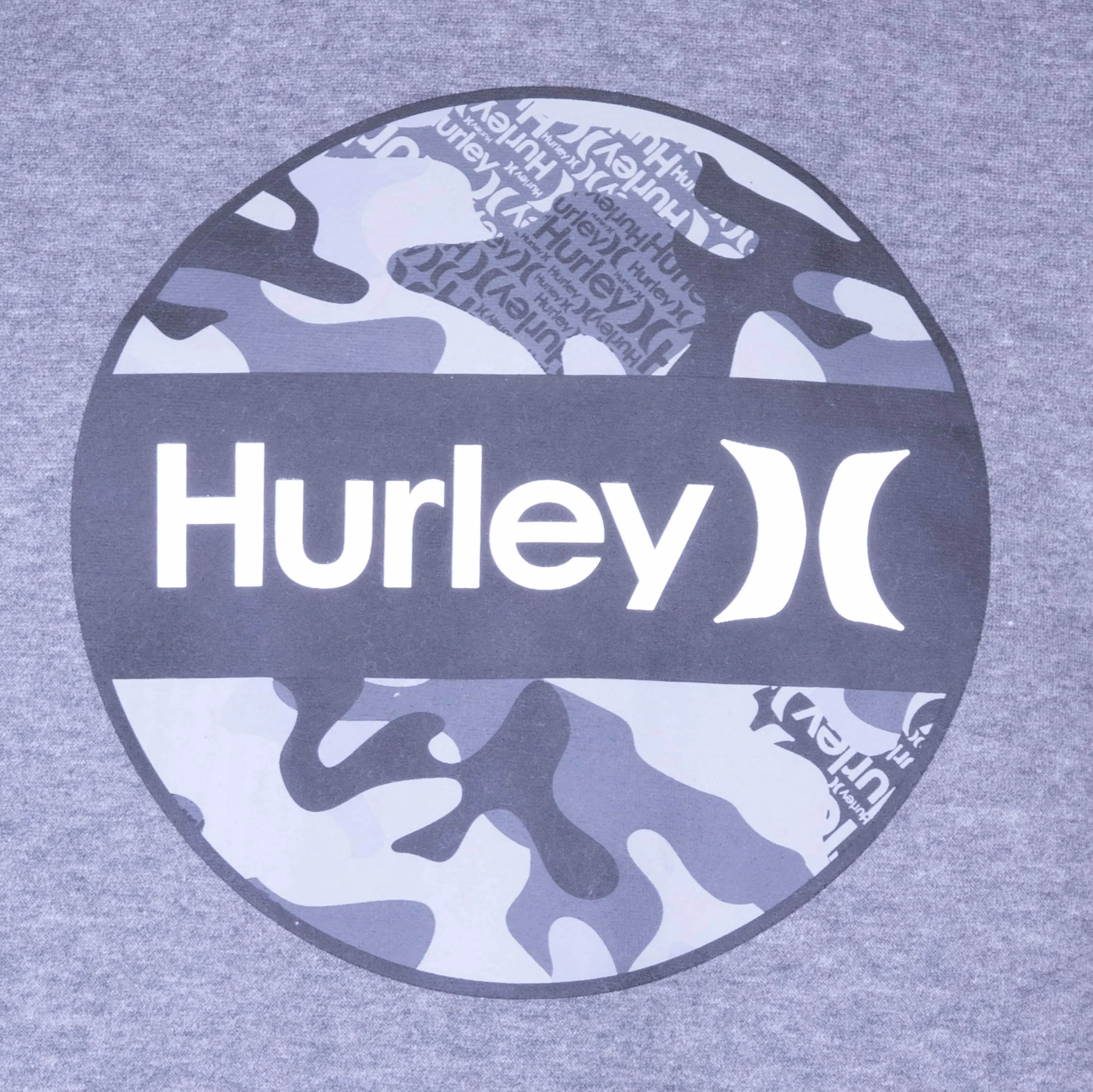Hurley Chłopięca bluza z kapturem O&o Camo Fleece Po Hoodie sweter z kapturem, węgiel (Charcoal Heather), 12 años, Węgiel (Charcoal Heather), 12 lat