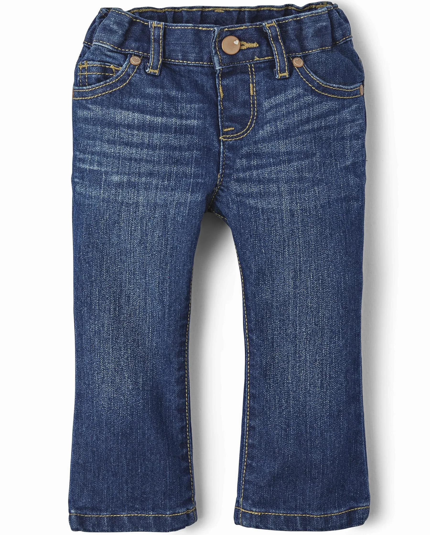 The Children's Place Baby And Toddler Basic Bootcut Jeans - Basic jeansy dla niemowląt i małych dzieci Dziewczynki