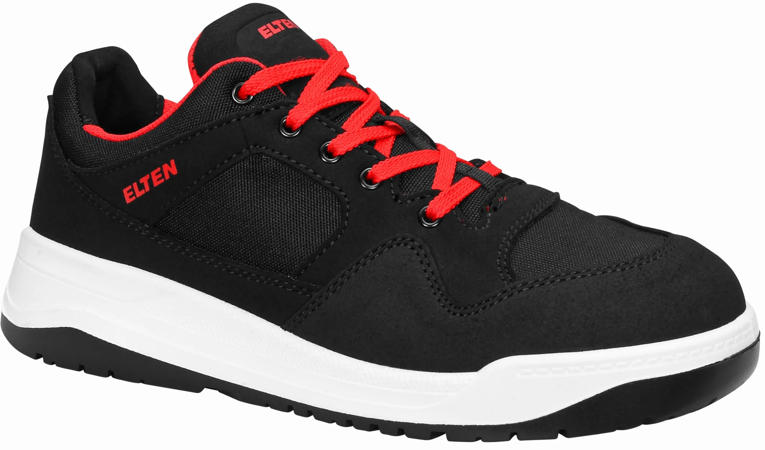 ELTEN Uniseks Elten Sicherheitsschuhe Maverick Black Low Esd S3, Herren, Sportlich, Sneaker, Leicht, Schwarz, Stahlkappetrampki ochronne
