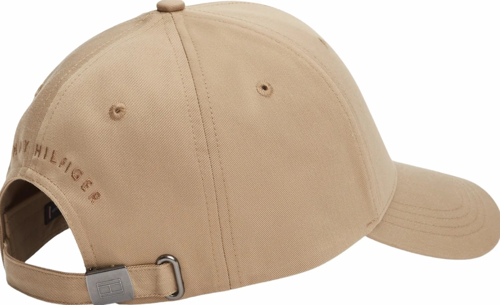 Tommy Hilfiger Męska czapka z flagą TH bawełniana 6 paneli AM0AM13008 czapka, beżowa, jeden rozmiar, BEŻOWY (Driftwood Taupe), Rozmiar uniwersalny