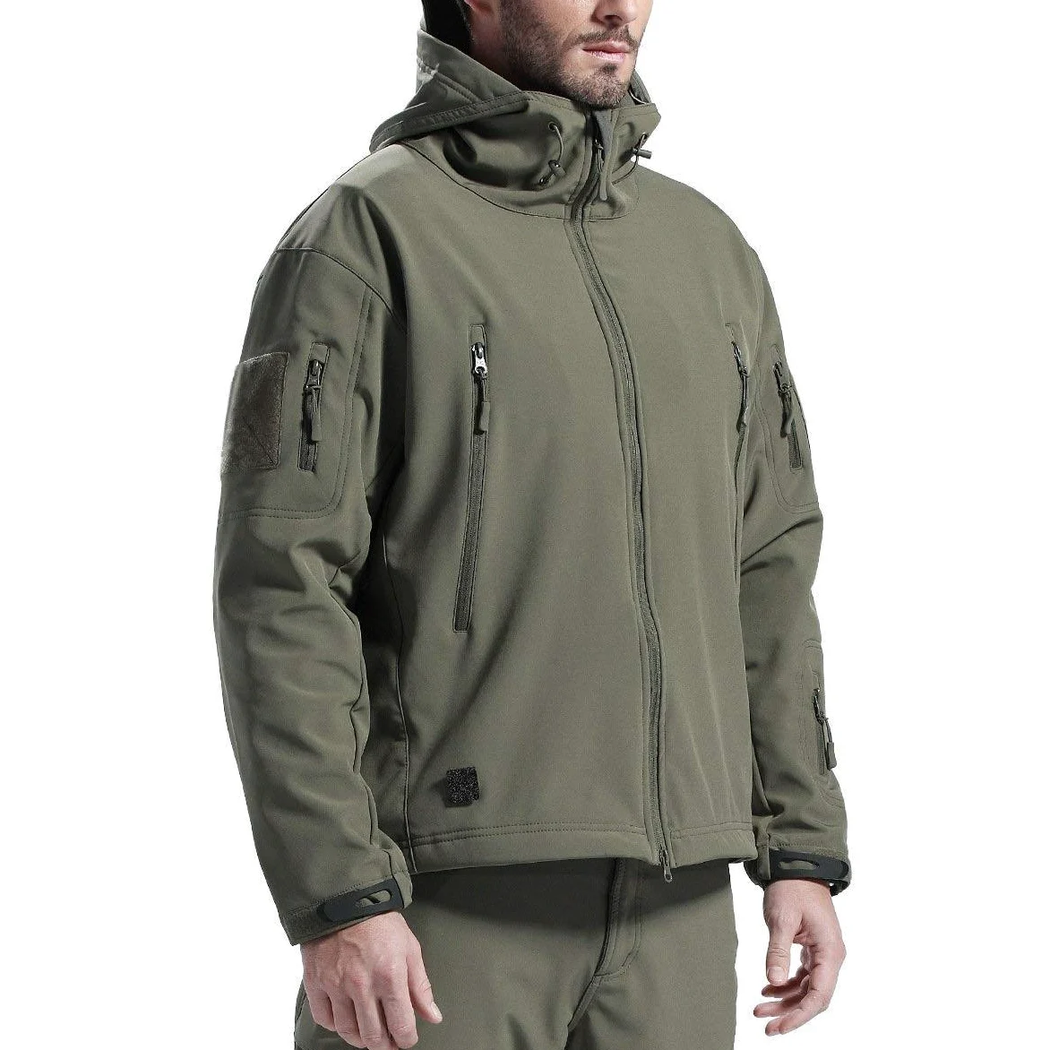 FREE SOLDIER Kurtka Taktyczna Męska Softshell Outdoor Czarna