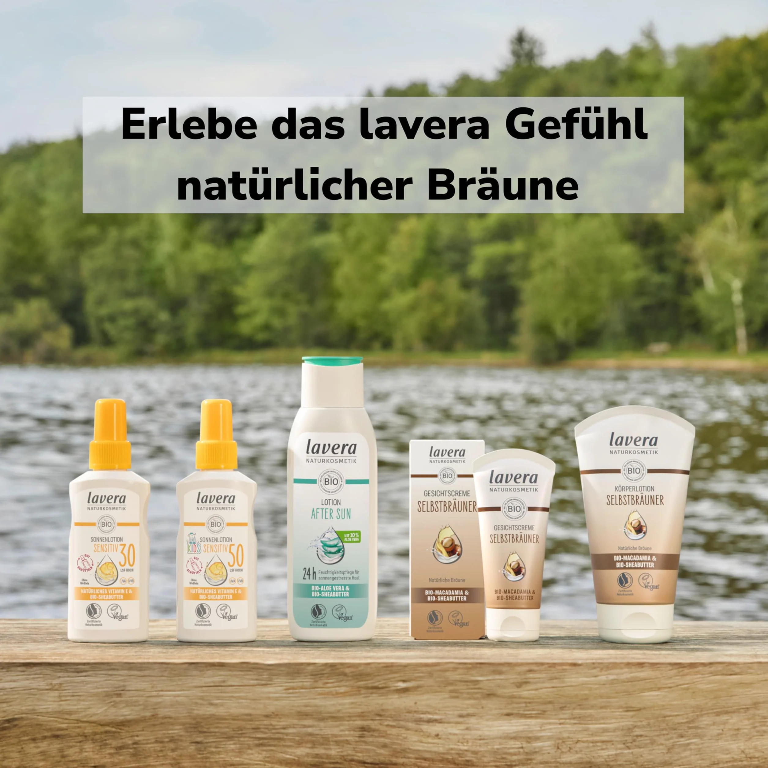 lavera Balsam przeciwsłoneczny Sensitiv Kids LSF 50 – krem przeciwsłoneczny dla dzieci – mineralna natychmiastowa ochrona – wodoodporny – wegański – naturalny kosmetyk – 100 ml