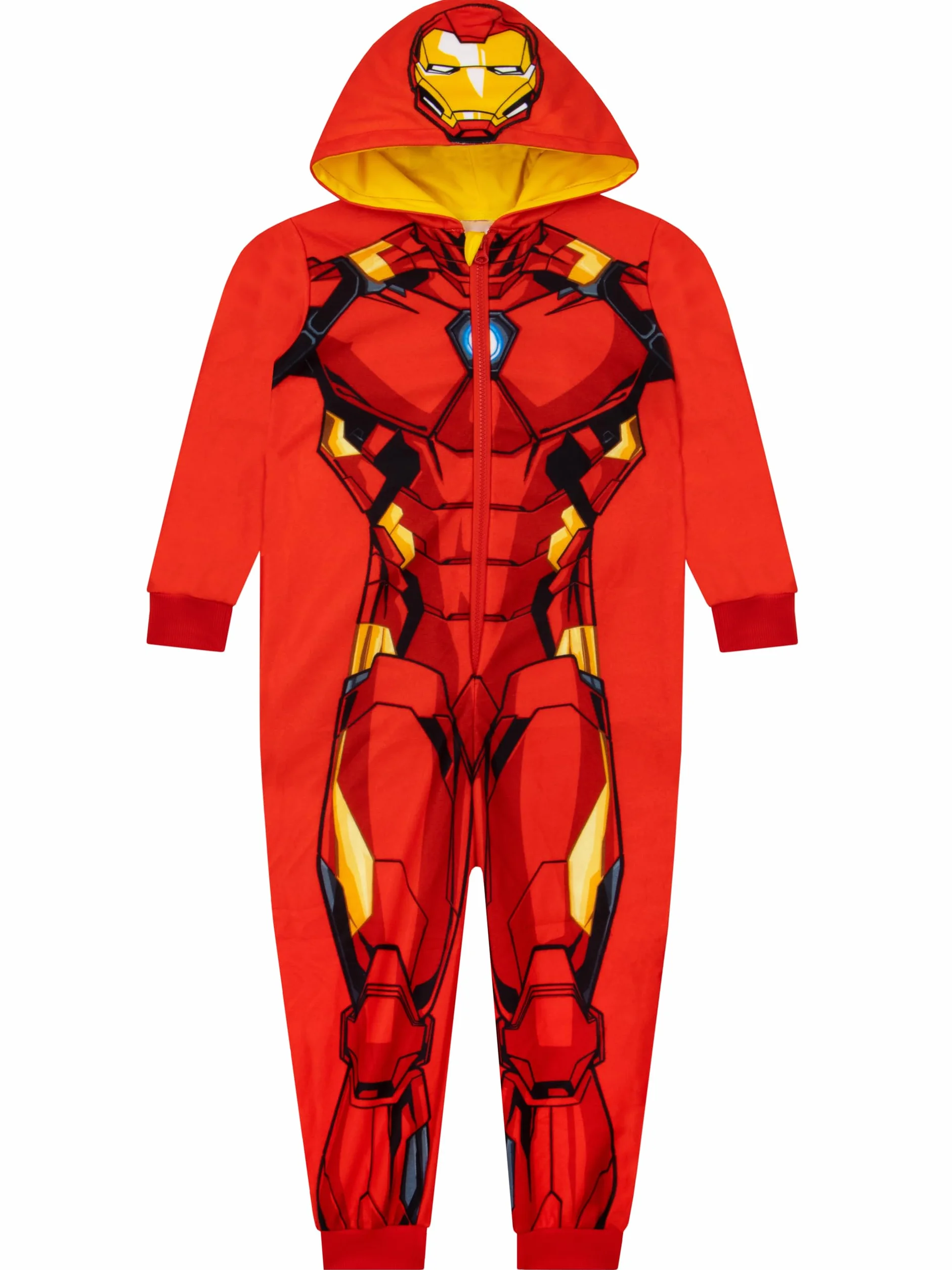 Marvel Onesie | Piżama Iron Man | Onesie Dla Chłopców | Onesie Dla Dzieci | Polarowa Onesie Dla Chłopców