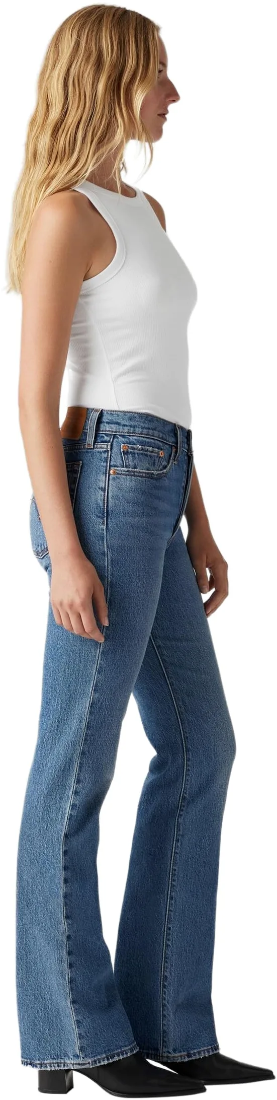 Levi's Wedgie Boot - Dżins Kobiety