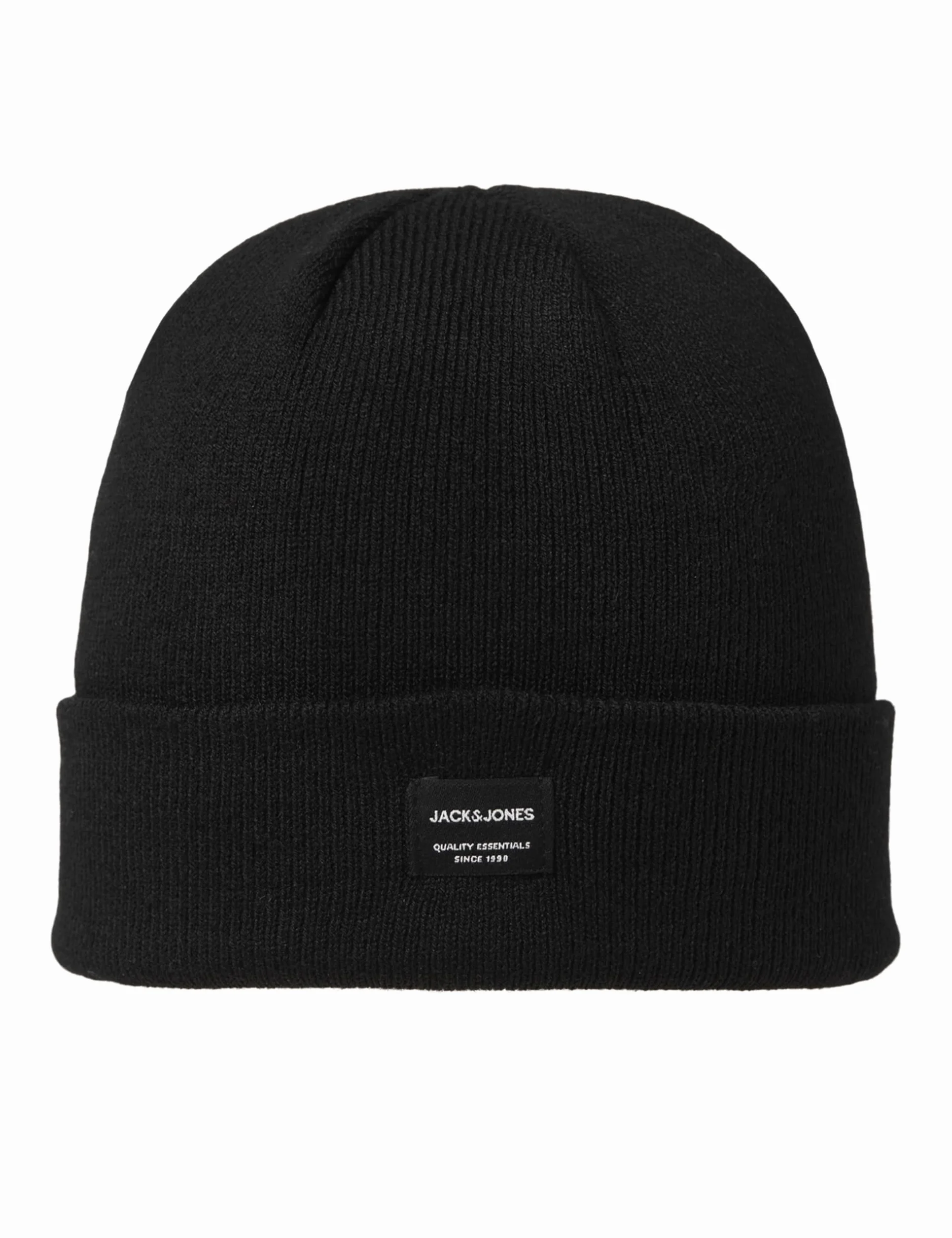 Jack & Jones Męski Czapka Zimowa JJDNA BEANIE NOOS Czarny