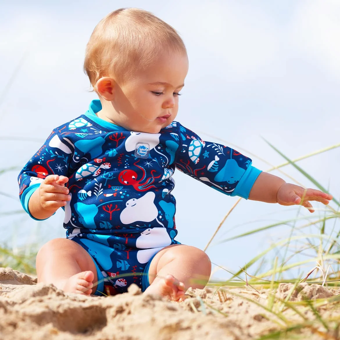 Splash About Baby Happy Nappy kombinezon neoprenowy Under The Sea 12-24 miesięcy