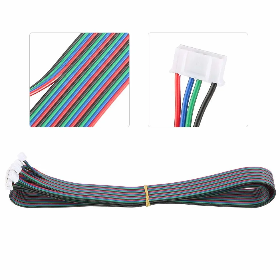 Akozon 5 sztuk PH2.0-XH2.54 żeński kabel połączeniowy do silnika krokowego Nema16 Nema17