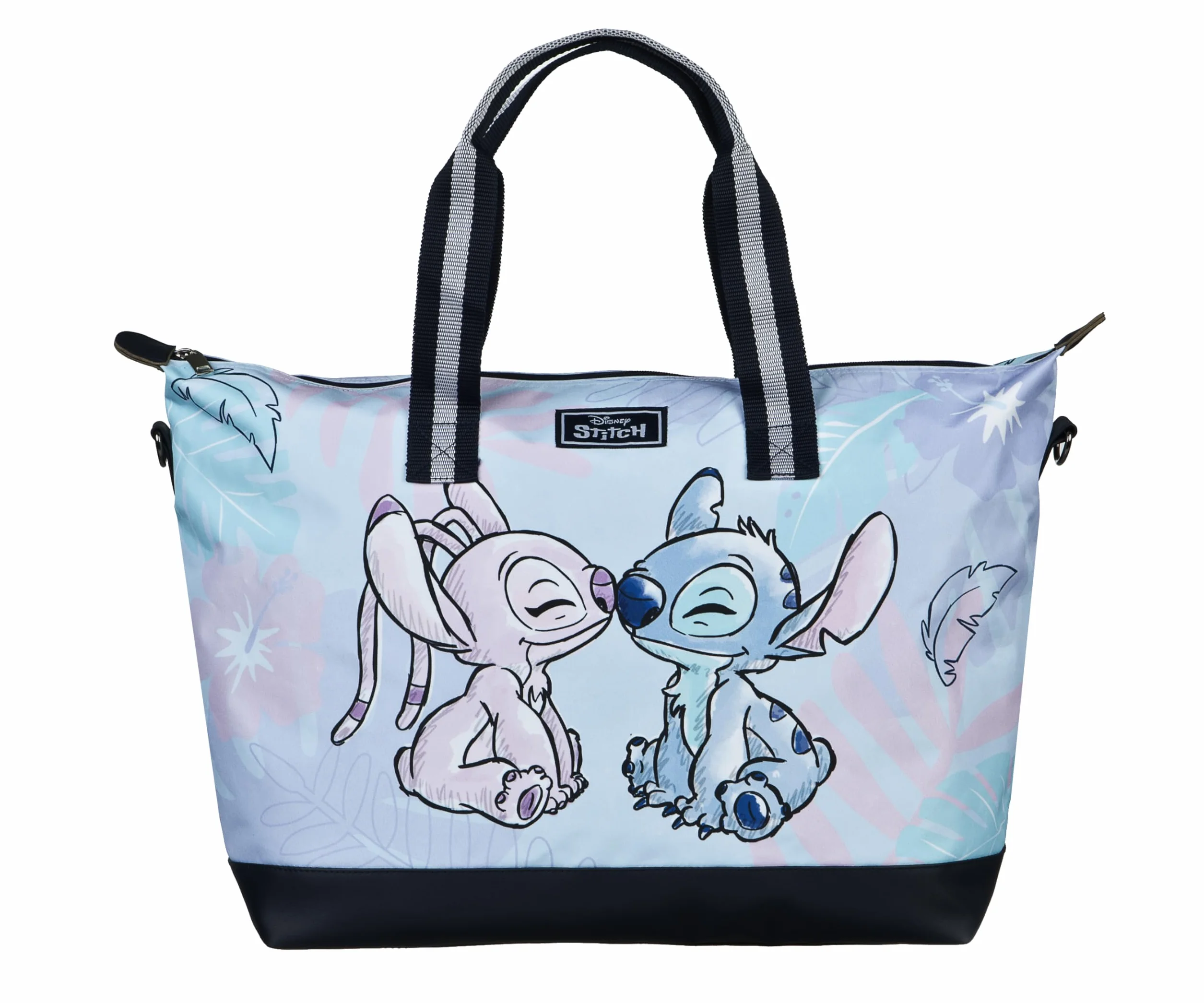 Undercover Disney Stitch Weekender torba podróżna z kieszenią na zamek i paskiem na ramię