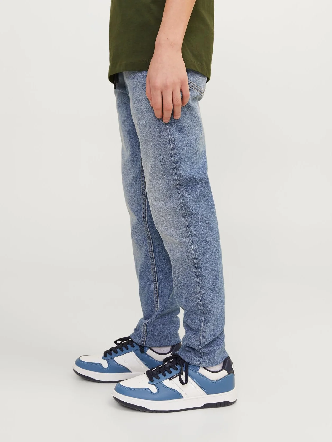 JACK & JONES Jjiglenn Jjelasticated Mf 995 Noos Mni - spodnie jeansowe Chłopcy