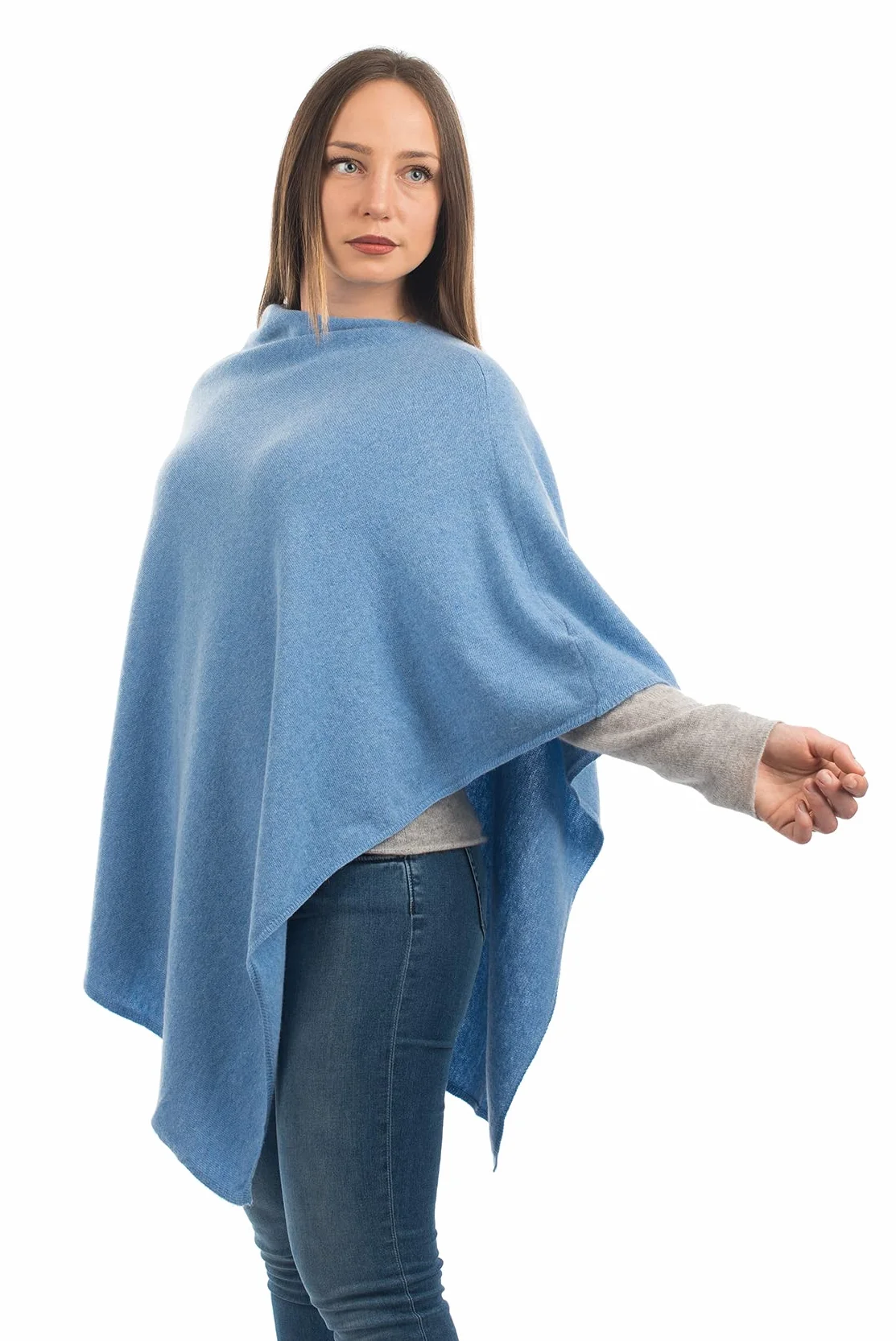 Dalle Piane Cashmere Płaszcz ponczo Kobiety Casual