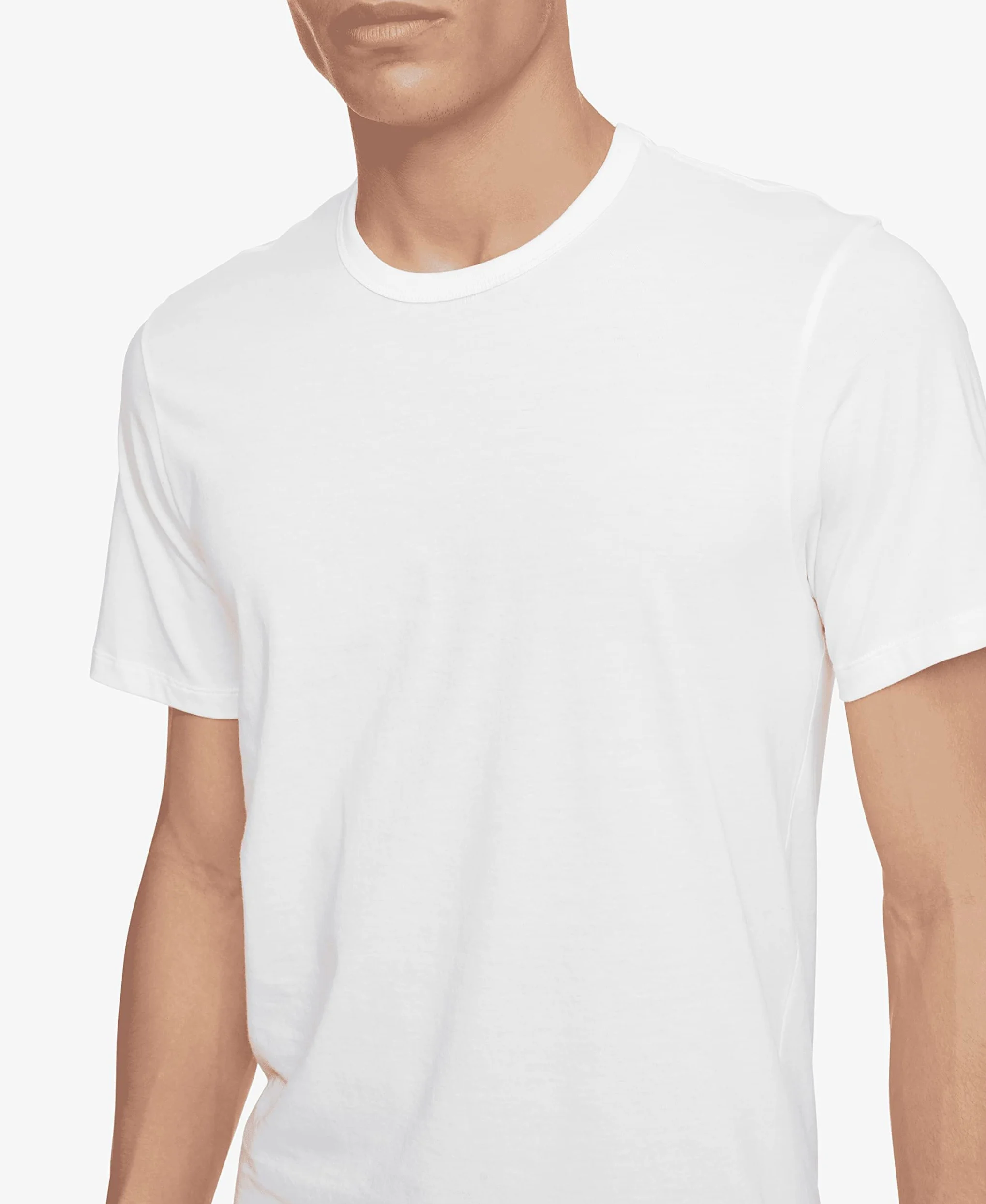 Calvin Klein Męskie podkoszulki bawełniane klasyki 3-pak slim fit koszulka z okrągłym dekoltem