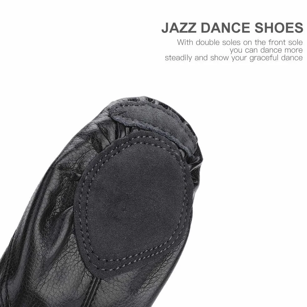 Alomejor buty jazzowe PU elastyczne Slip-On dla dorosłych