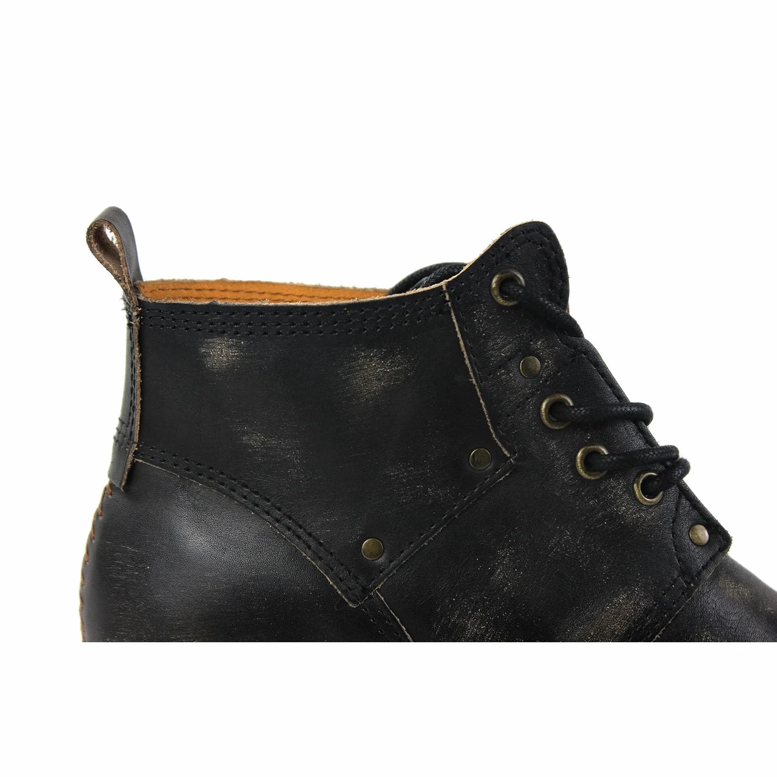 OSSTONE Mężczyźni Buty Zimowe Prawdziwa Skóra do Kostki Bojowe Kamuflaż Chukka Boots OS-6015-1-B-R