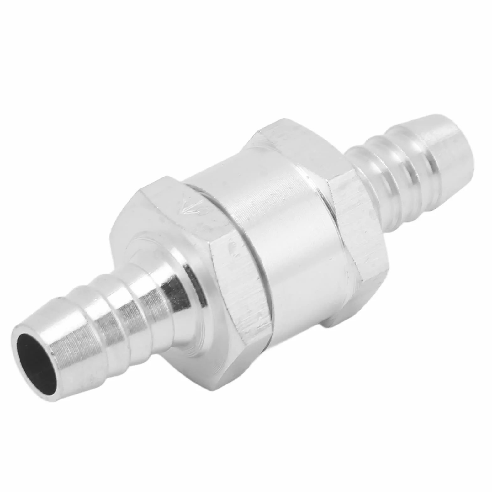 Zawór zwrotny nie zwrotny zawór zwrotny stop aluminium uniwersalny do paliwa benzyny benzynowy napędowy, woda (10 mm)