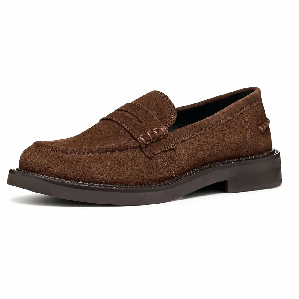 Geox Damskie Mokasyny D SERILDA Loafer Brązowe 40 EU
