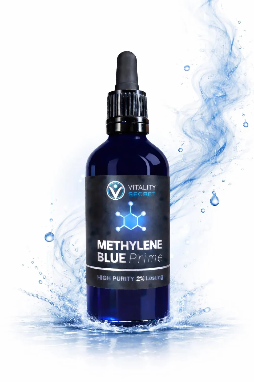 Methylene Blue 2% 100 ml PRIME Hochdosierte USP Qualität Laborgeprüft Lösung aus der EU