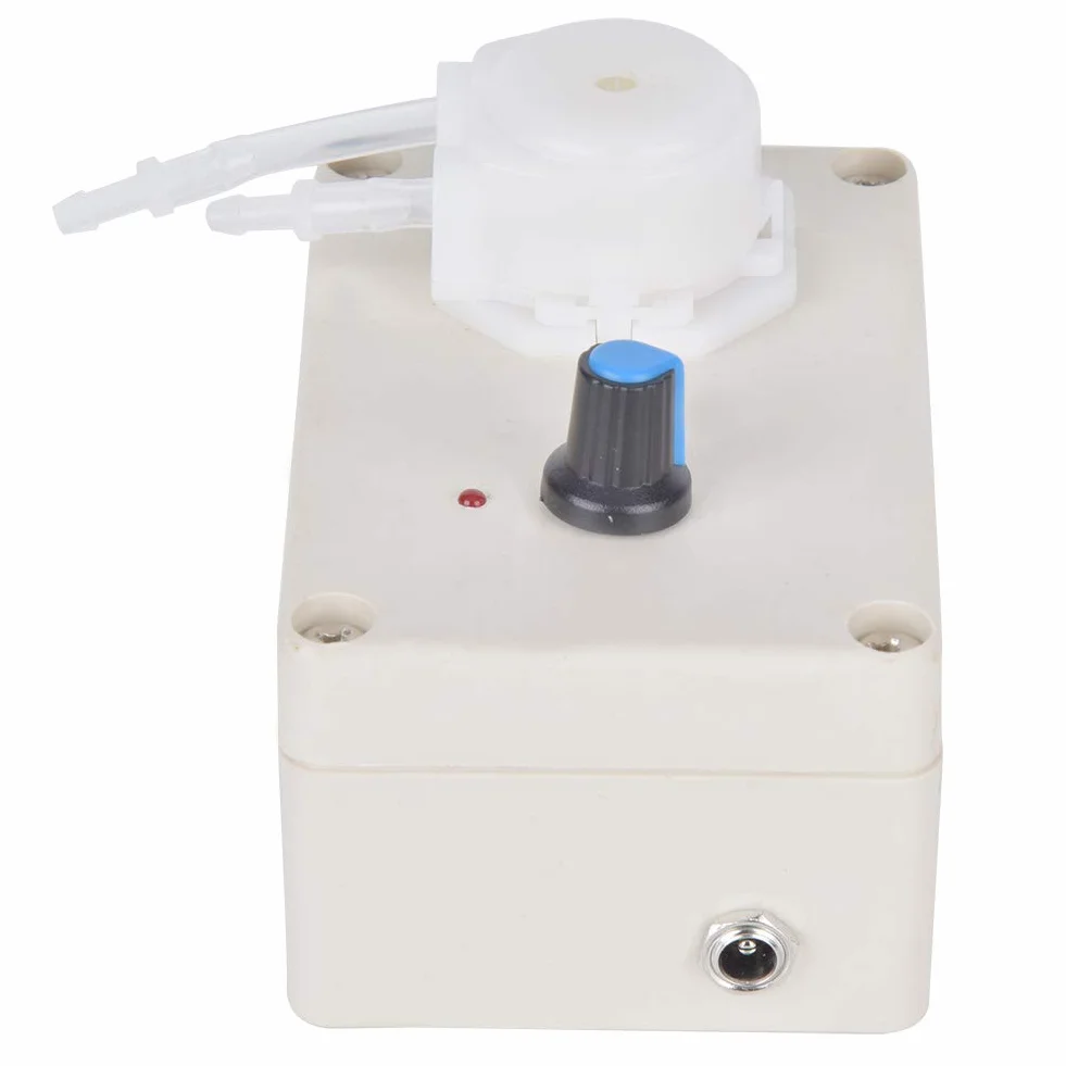 Peristaltic Liquid Pump, 50/60HZ Industrial Adjustable Flowing Dosing Pump for Lab Analytical Experimental, 1ml-250ml / min, Plug 110-240V