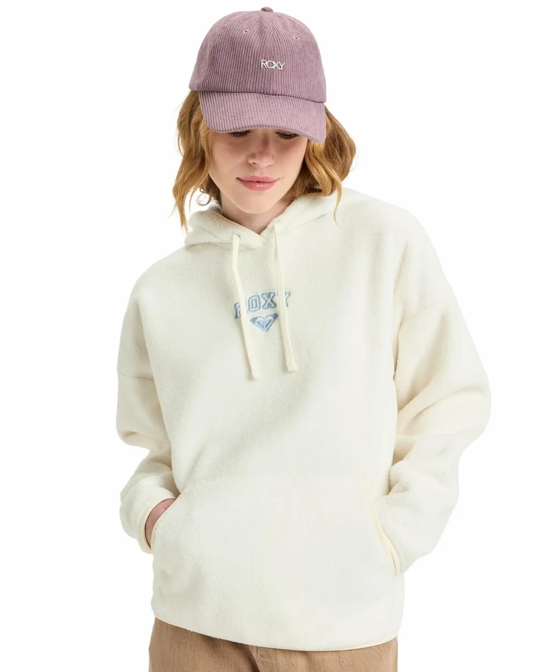 Roxy Fajny polar wzywający biały XS