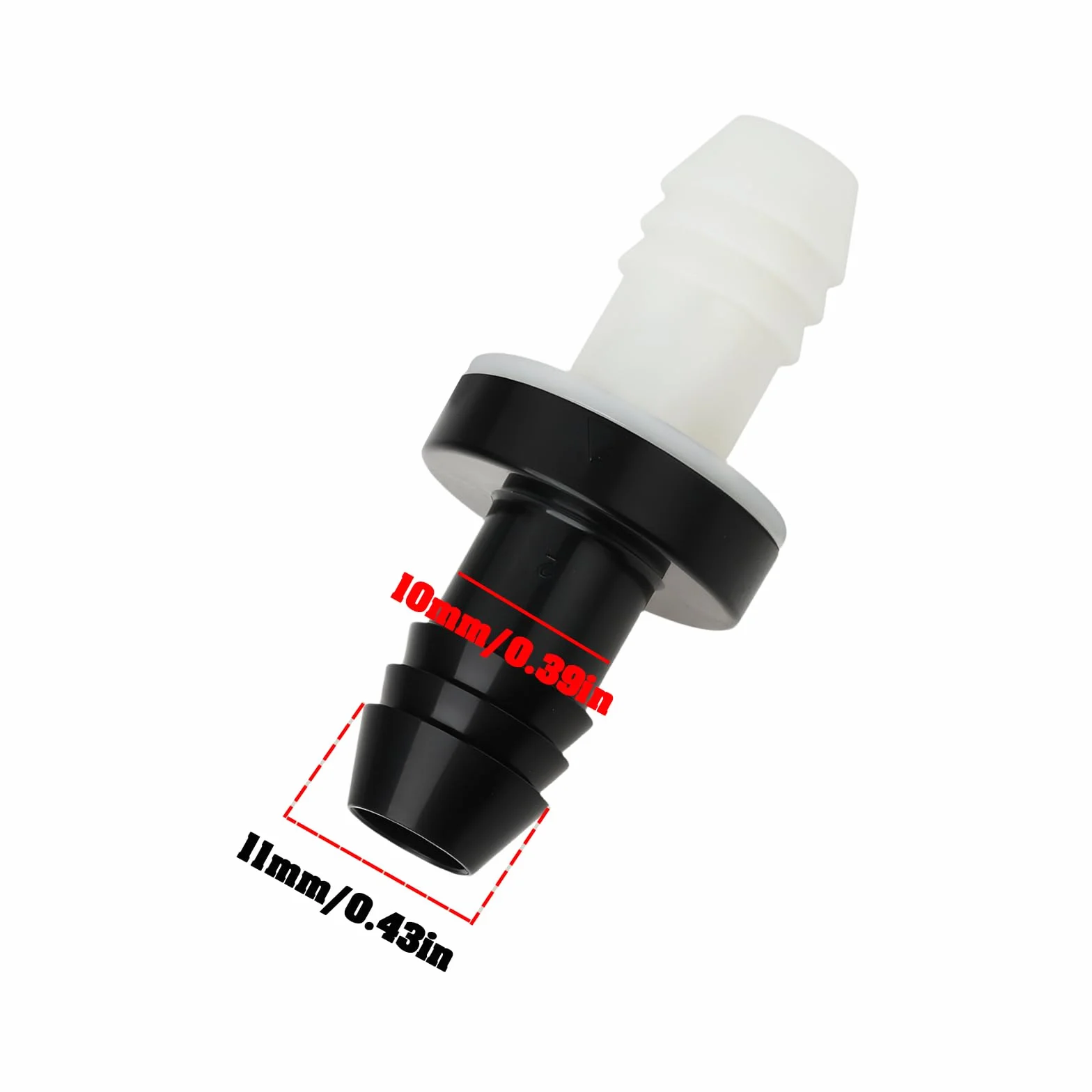 ECSiNG 2 szt. 10 mm 3/20.3 cm bezzwrotne zawory jednokierunkowe do 10 mm przyczepy kempingowej hydraulika