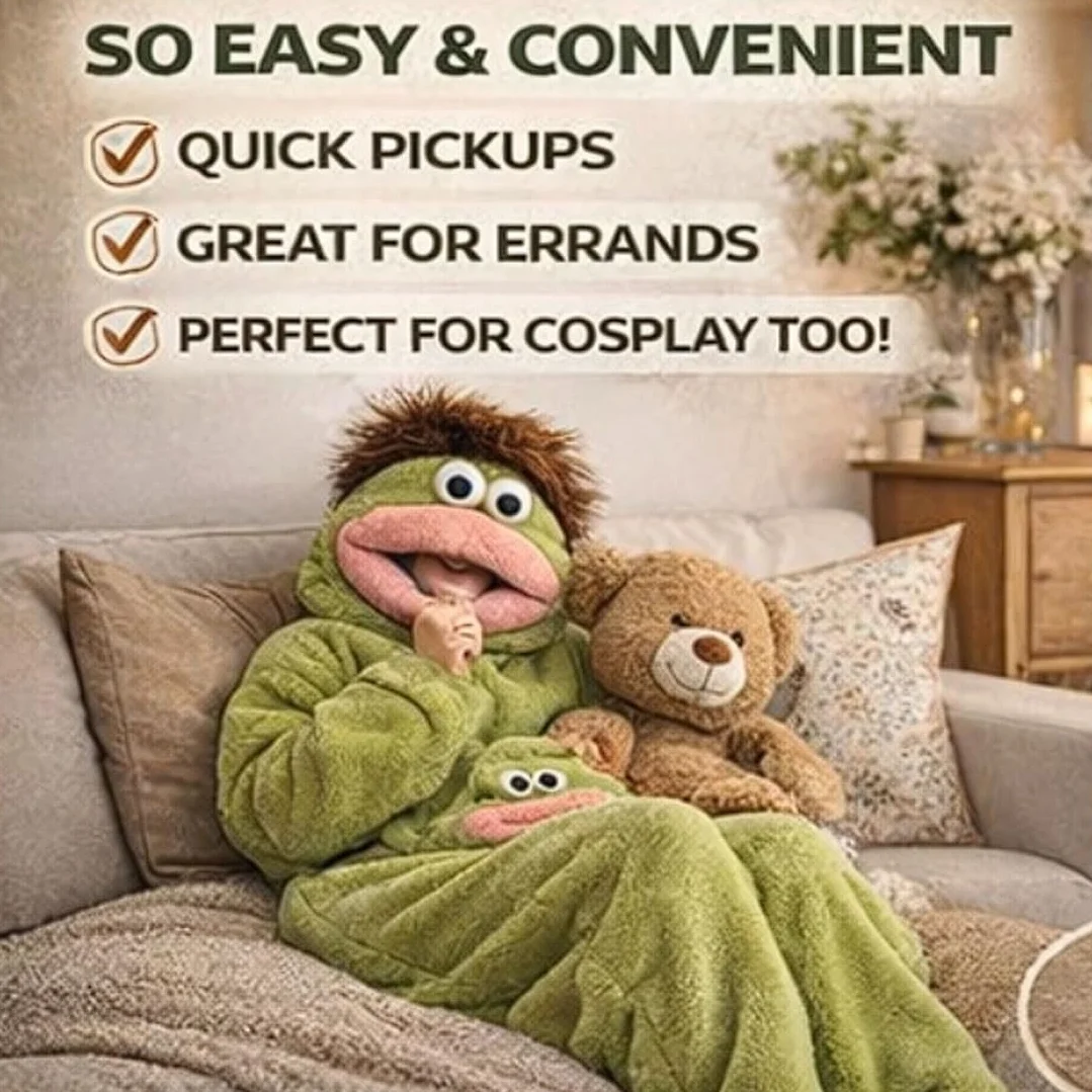 Monster Onesie, Big Mouth Monster Onesie, zabawna piżama Monster głupia, nadająca się do noszenia Onesie, unisex pluszowa odzież domowa na imprezę zdjęciową