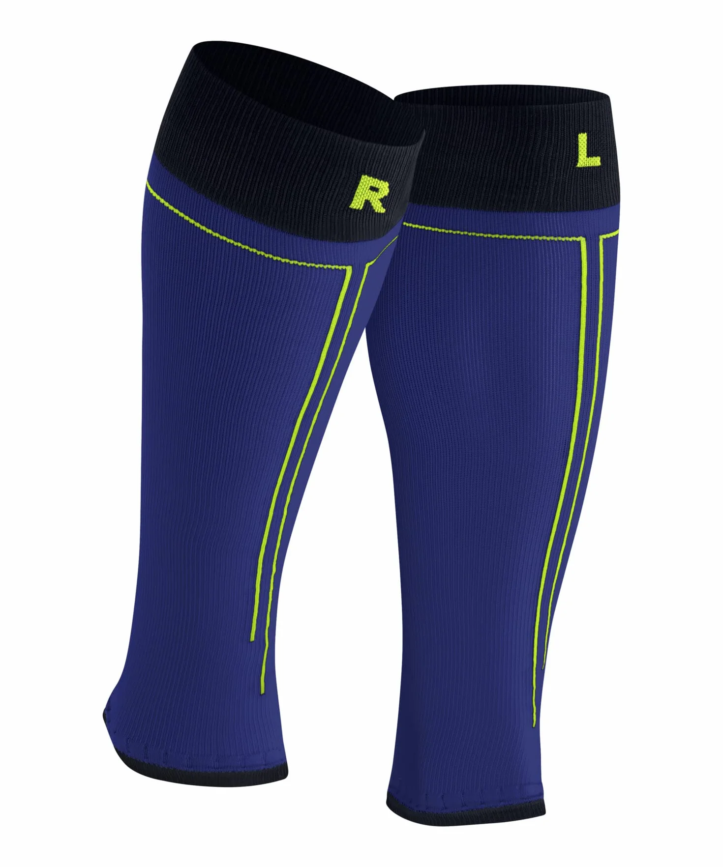 FALKE Mężczyźni Bandaż na łydkę RU Compression Tube M TB materiał funkcyjny kompresyjne 1 Para, Niebieski (Yve 6714) - Obwody łydek W3, ONESIZE
