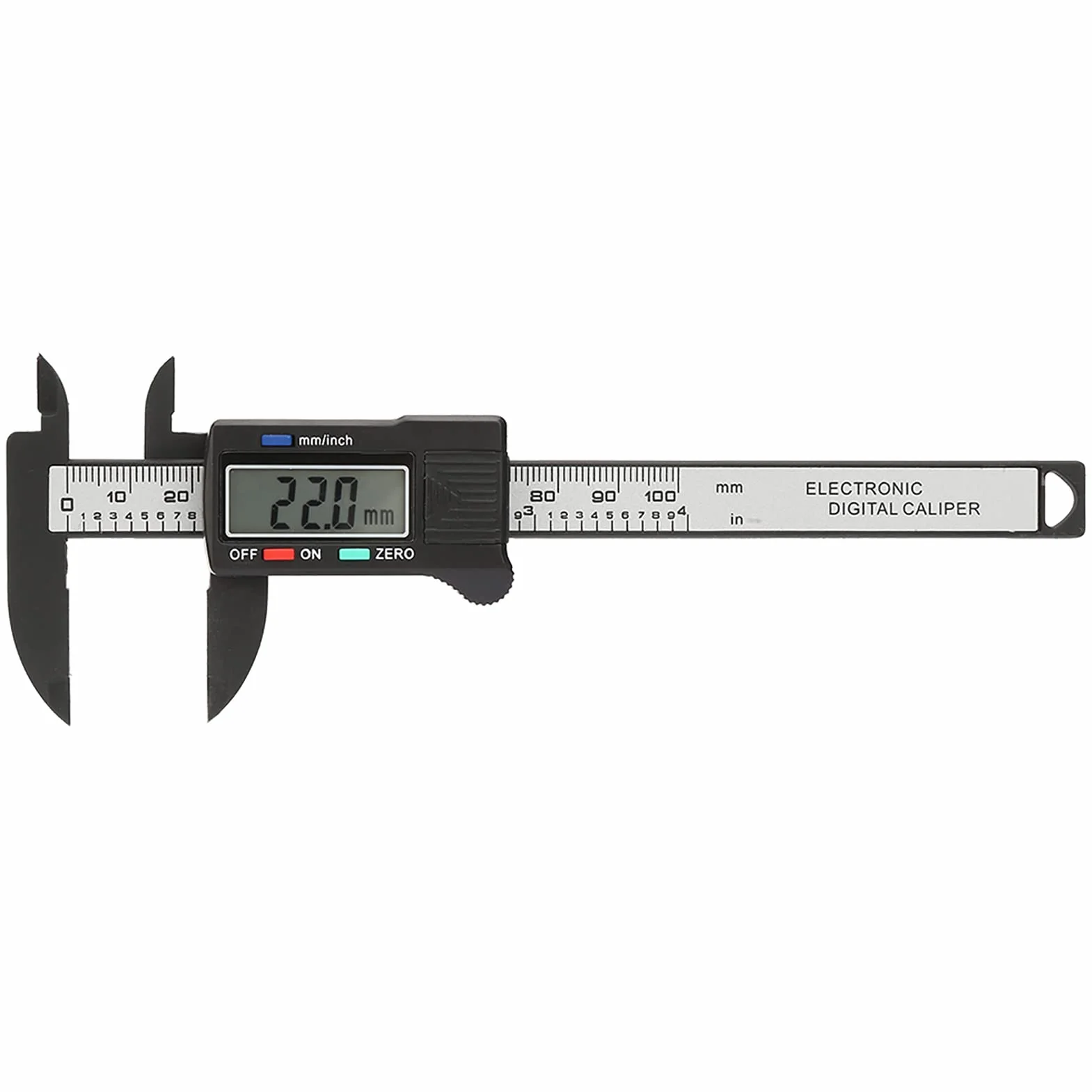 Pied A Coulisse, Pied A Coulisse Praktyczna 100 Mm Plastikowa Elektroniczna Suwmiarka Cyfrowa z Dużym Ekranem LCD Bez Baterii