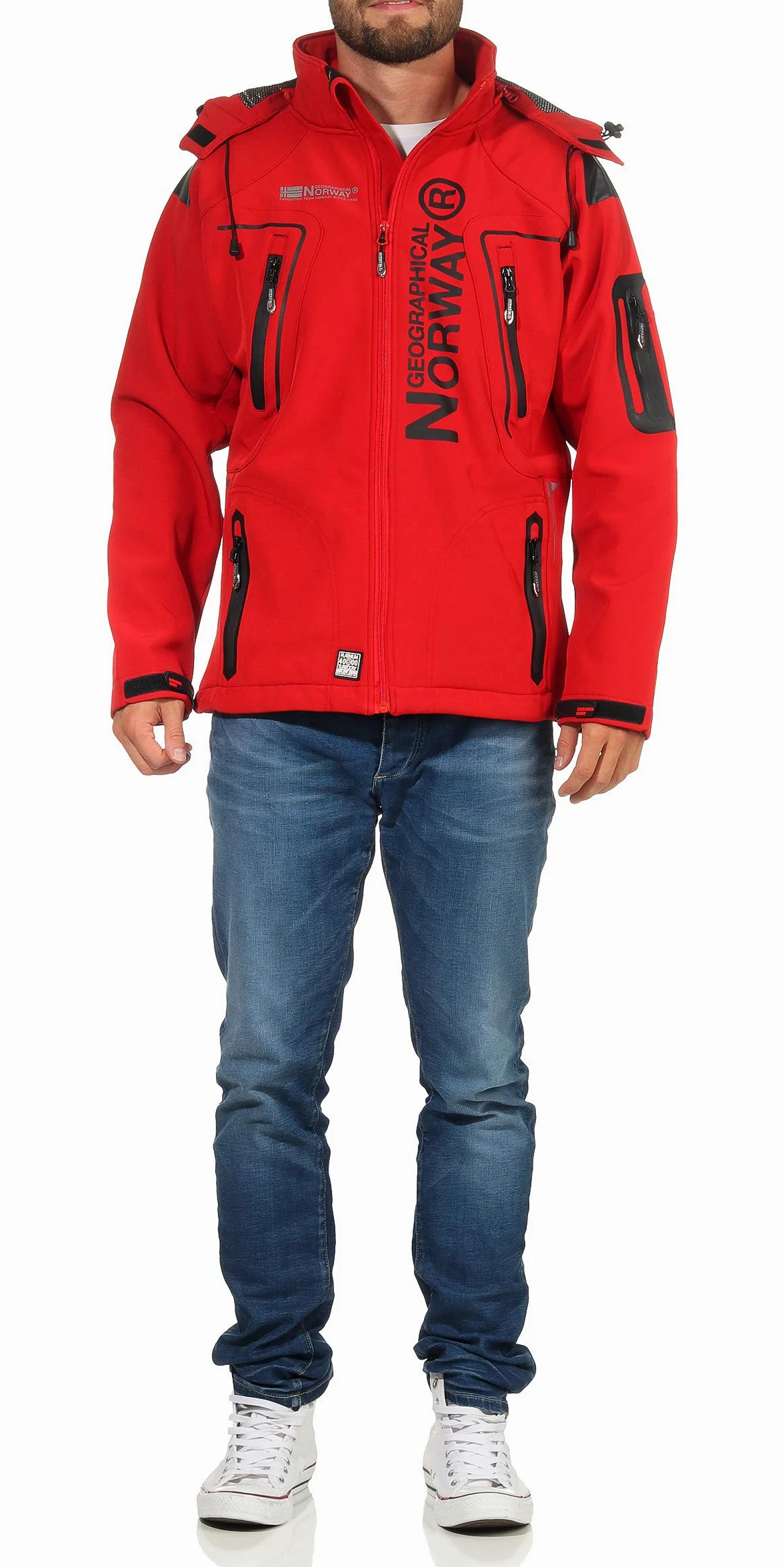 Geographical Norway Męska kurtka softshell leyoley production