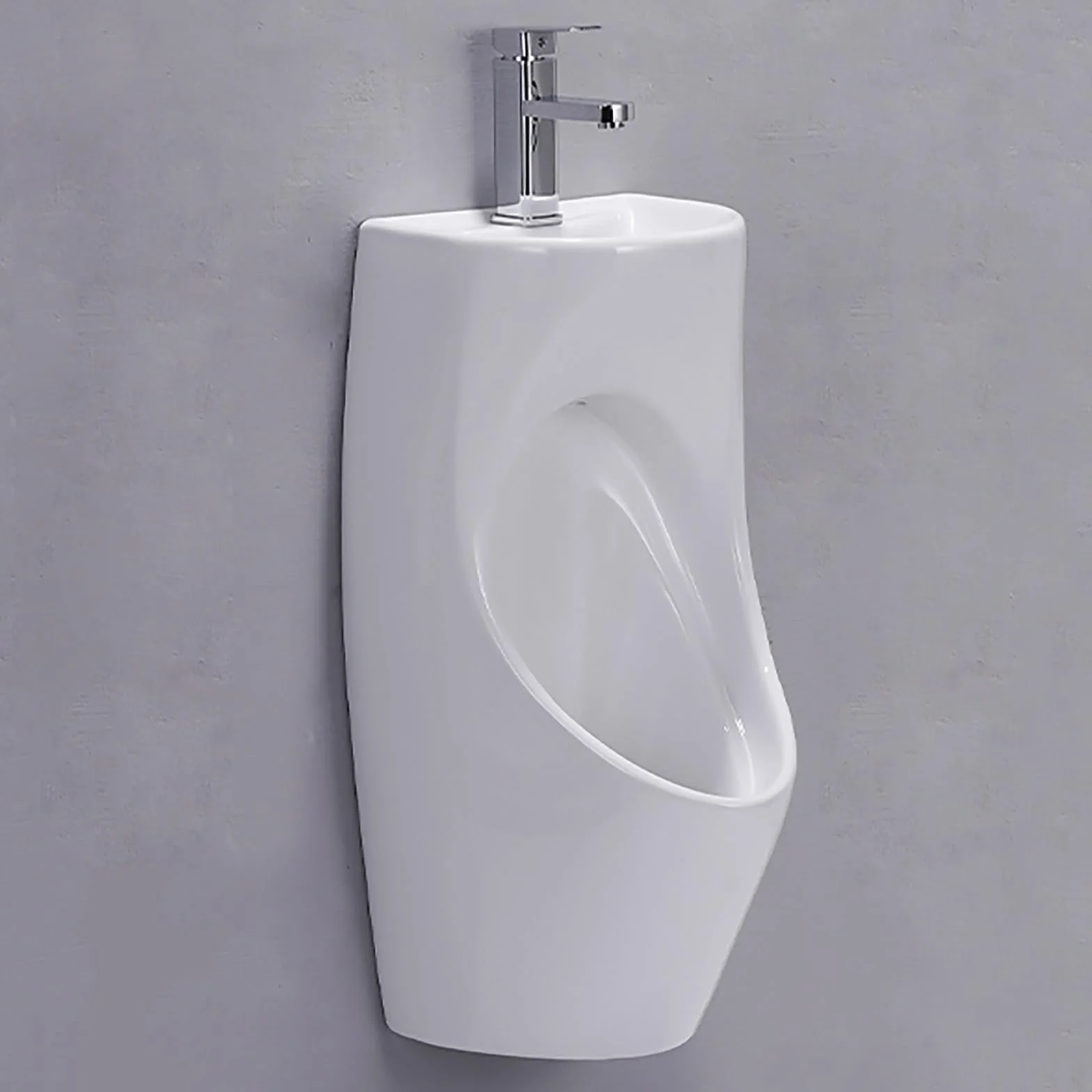 Pisuary Dla Mężczyzn Odporne Na Zalanie, Z Umywalką I Kranem, Pisuary Ceramiczne, Pisuary Dla Mężczyzn Odporne Na Zalanie W Nocy, Pisuary Dla Mężczyzn Łazienka, Pisuar Zewnętrzny(Ordinary faucet