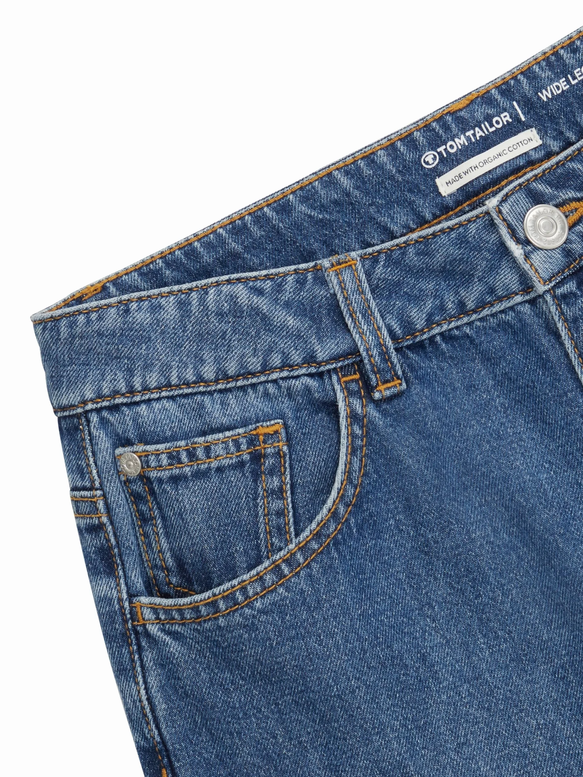 TOM TAILOR Dżinsy chłopięce Baggy Fit, 10110 – Blue Denim, 152