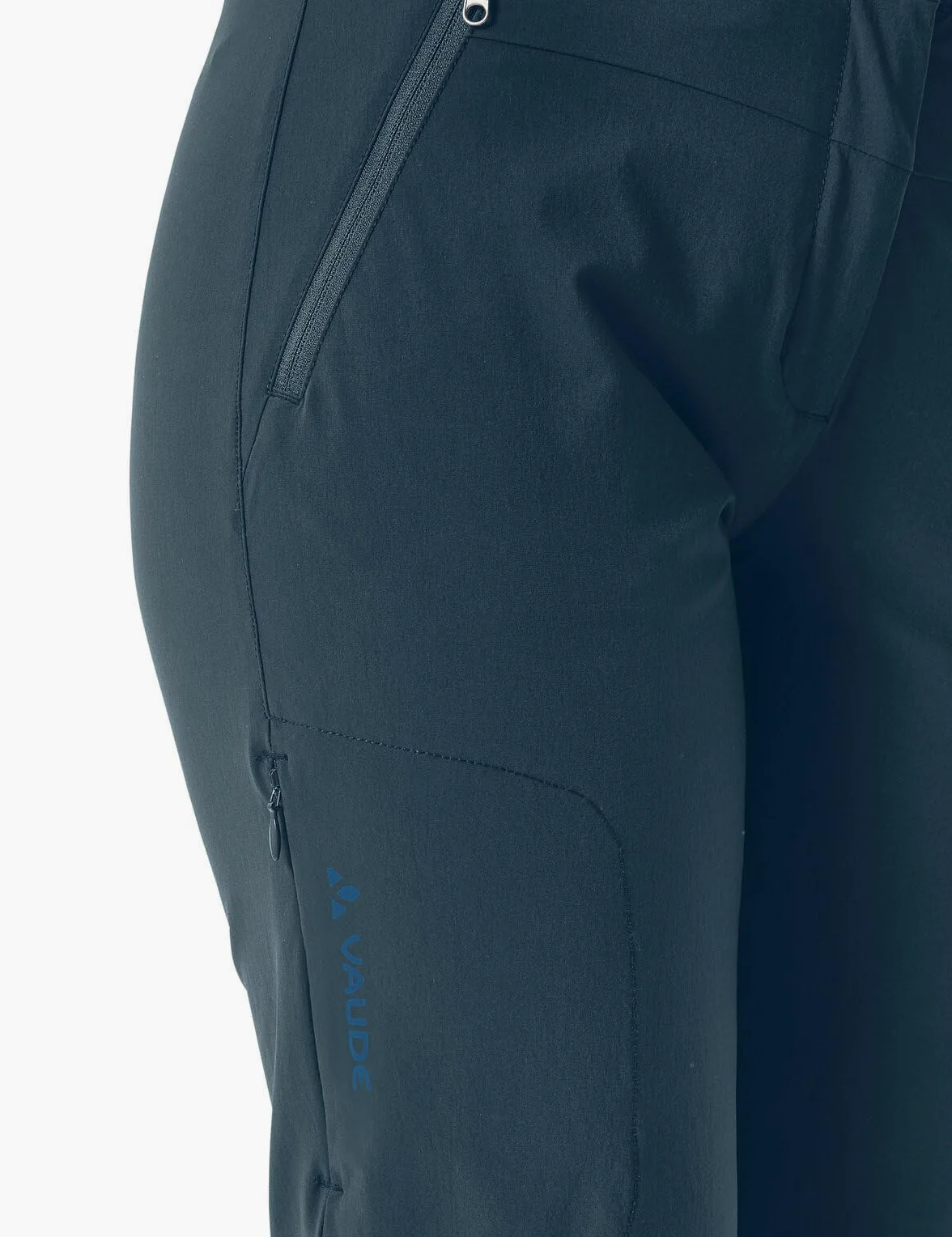 VAUDE Damskie Spodnie Farley Stretch Capri T-zip II - Spodnie Kobiety