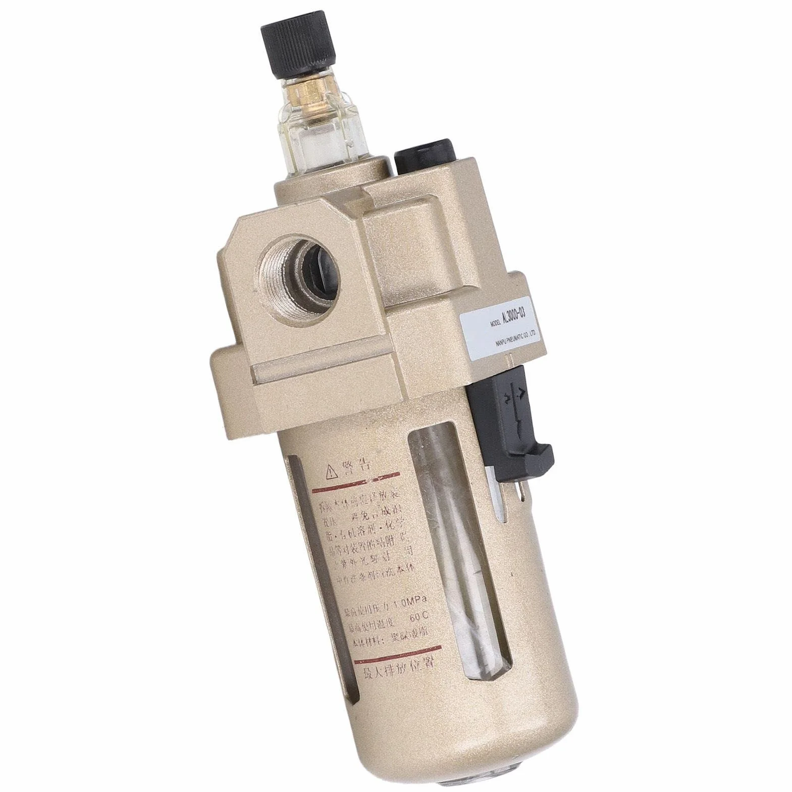Separator oleju wodnego pneumatyczny Regulator ciśnienia powietrza smarownica G3/8 0,05-1Mpa