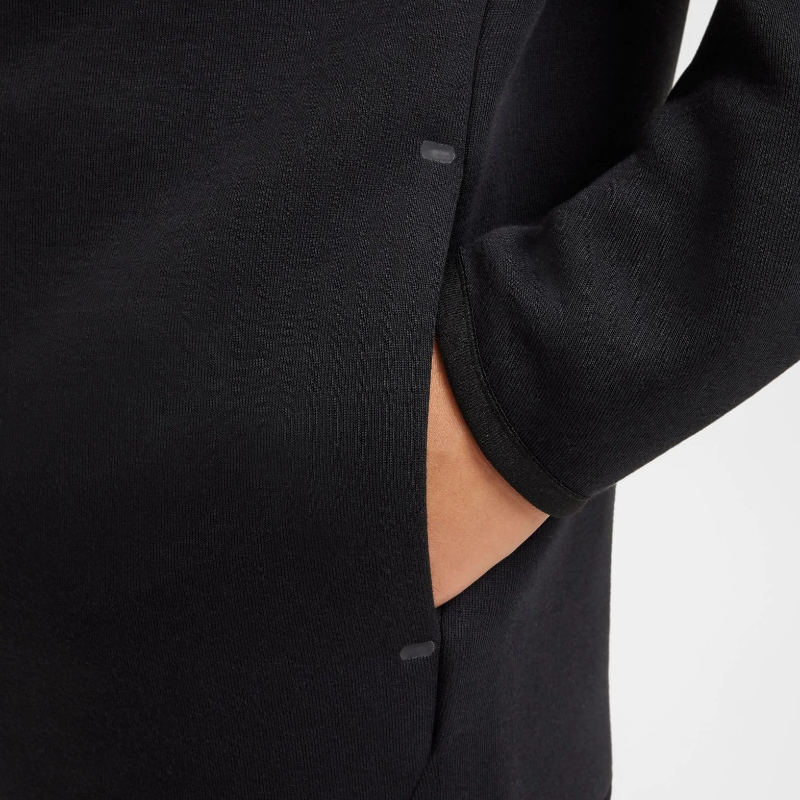 Nike Chłopcy Tech Fleece Fz-Pd Kurtka Black/Black/Black 152/158