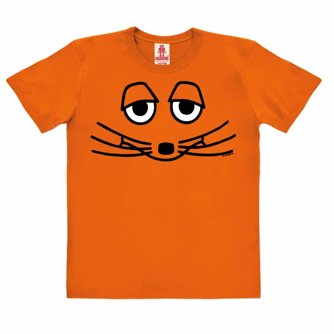 Logoshirt® Die Sendung mit der Maus I Myszka I Buźka I Koszulka organiczna I Z nadrukiem I Dziecięca I Dziewczęca i chłopięca I Licencjonowany oryginalny design