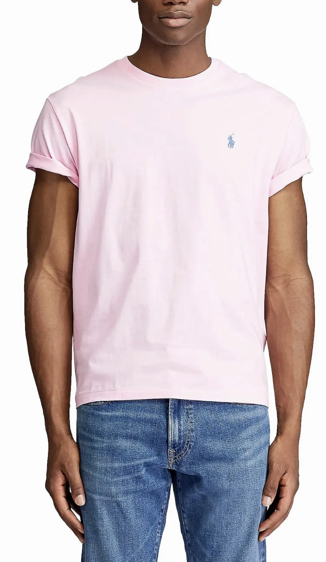 Polo Ralph Lauren Logo Cotton T-Shirt Soft Shirt Custom Slim Fit Tee Pony Basic