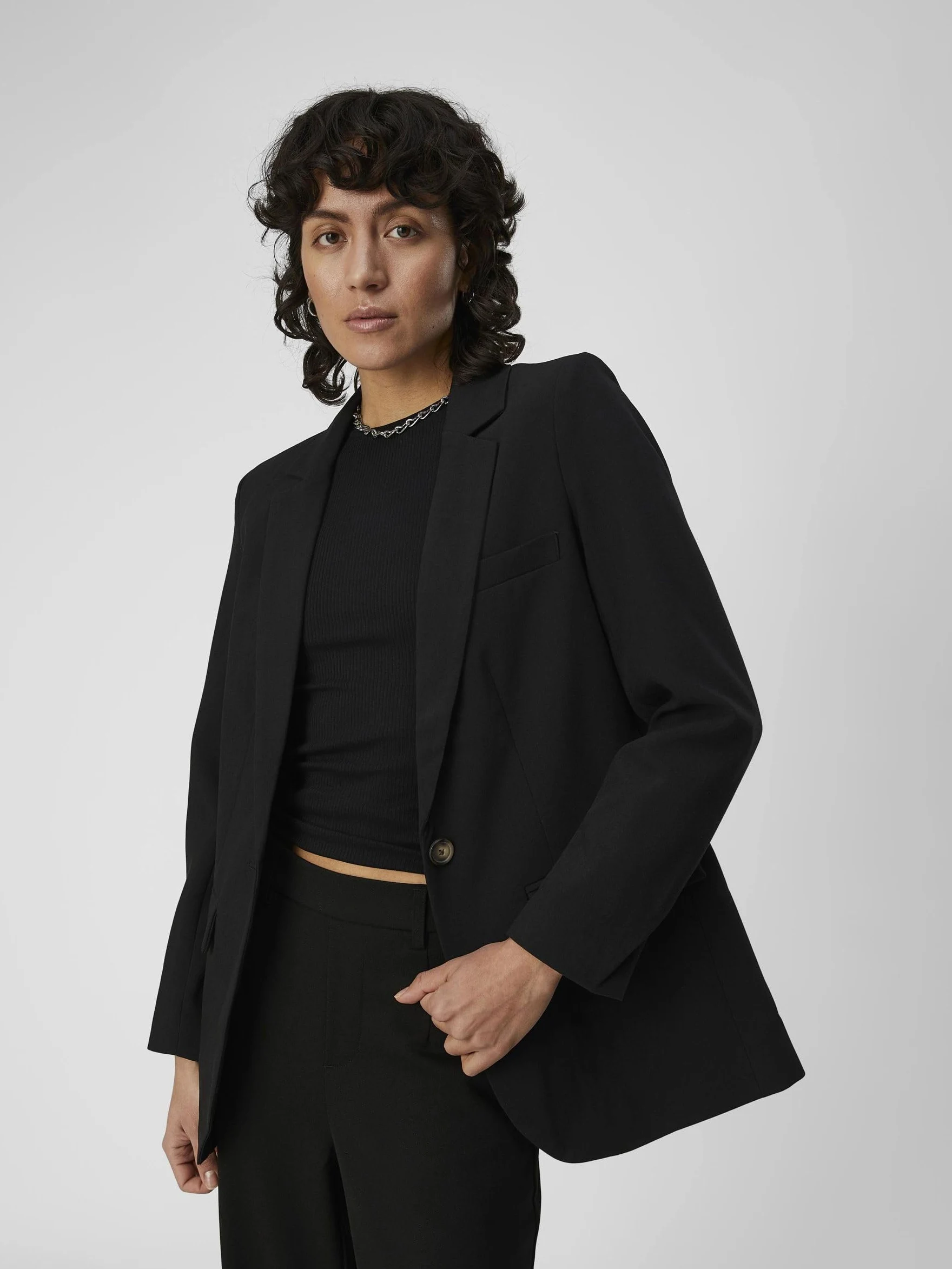 Object Blezerek Kobiety Objsigrid L/S Blazer Noos