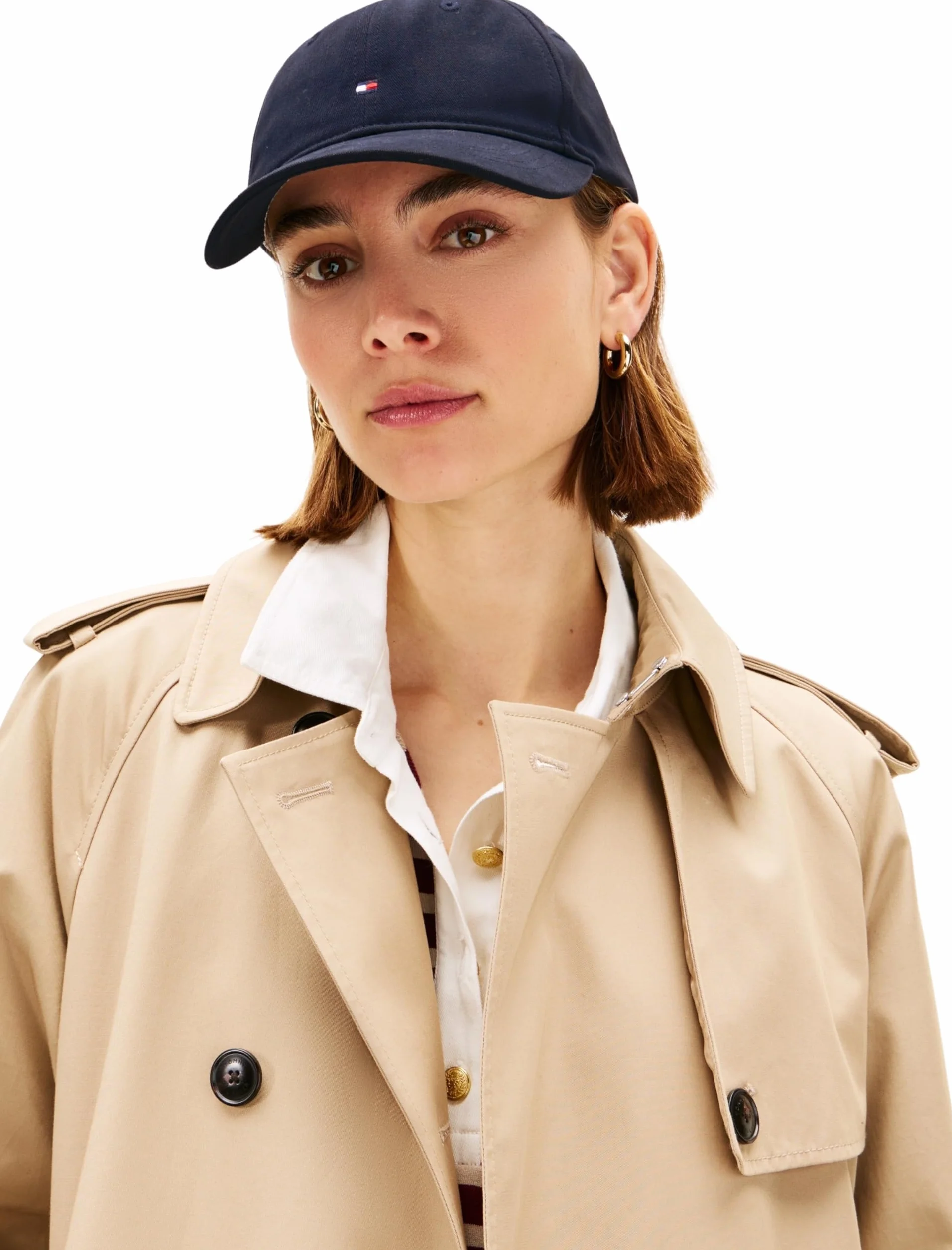 Tommy Hilfiger Damska czapka z flagą TH miękka 6 paneli AW0AW17781, niebieska, jeden rozmiar, Niebieski (Space Blue), Rozmiar uniwersalny