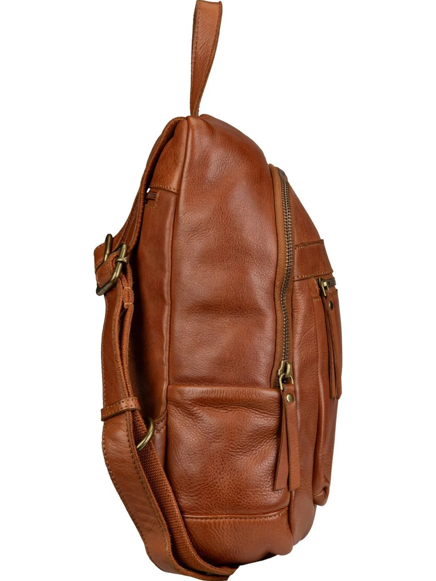 Greenburry Skórzany plecak Colombiana City Backpack Nugat brązowy