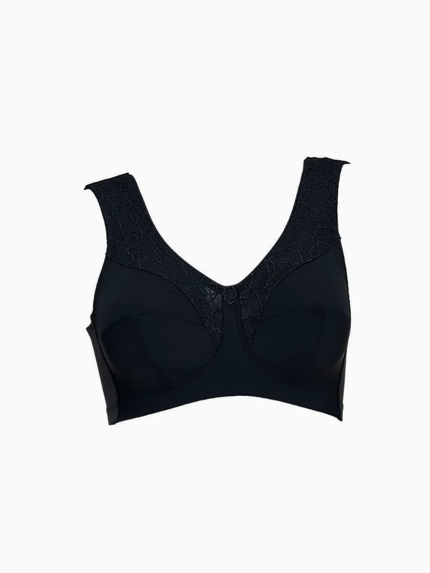 Anita Damski biustonosz Comfort Entlastungs-bh MicroEnergen, Czarny, 95D