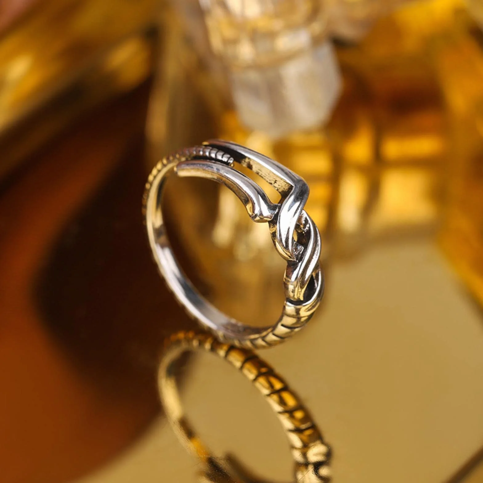 Anime Spear Of Longinus Ring Vintage Adjustable Cosplay Jewelry