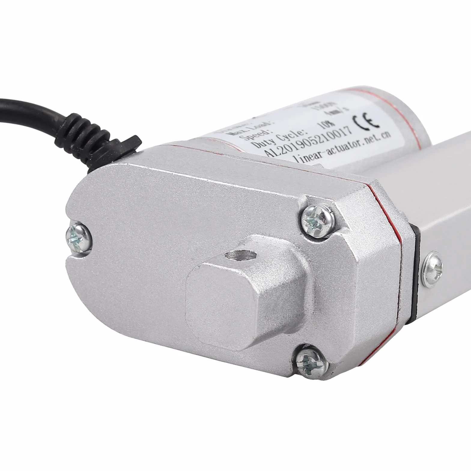 AUTOUTLET siłownik liniowy, do otwierania bramy, do dużych obciążeń 150 kg, 12 V DC, 1500 N, 50 mm, elektryczny siłownik liniowy do samochodów, mebli i innych
